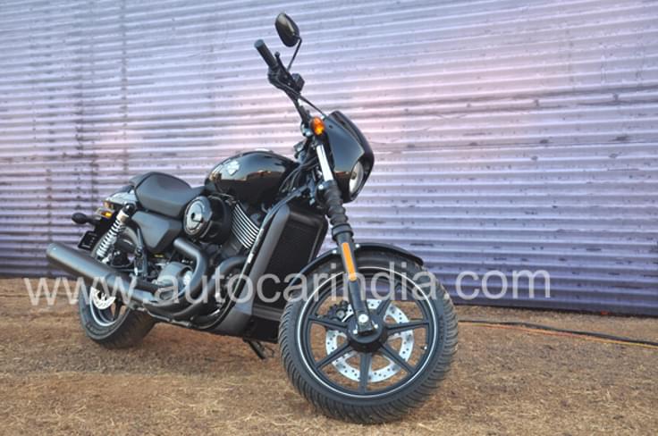 The pitch black paint scheme highlights Harley-Davidson The pitch black paint scheme highlights Harley-Davidson